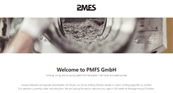 Desktop Screenshot of pmfsgmbh.de